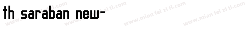 th saraban new字体转换